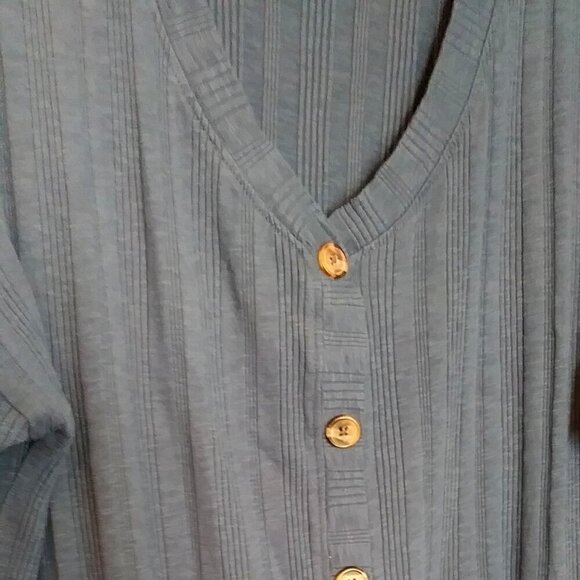 NWOT Blue Natural Reflections Women's Cardigan Size 1X - Picture 6 of 9